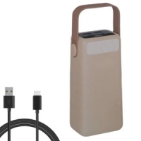 پاوربانک مدل 22.5wظرفیت 60000 میلی آمپر ساعت به همراه کابل تبدیل USB-C